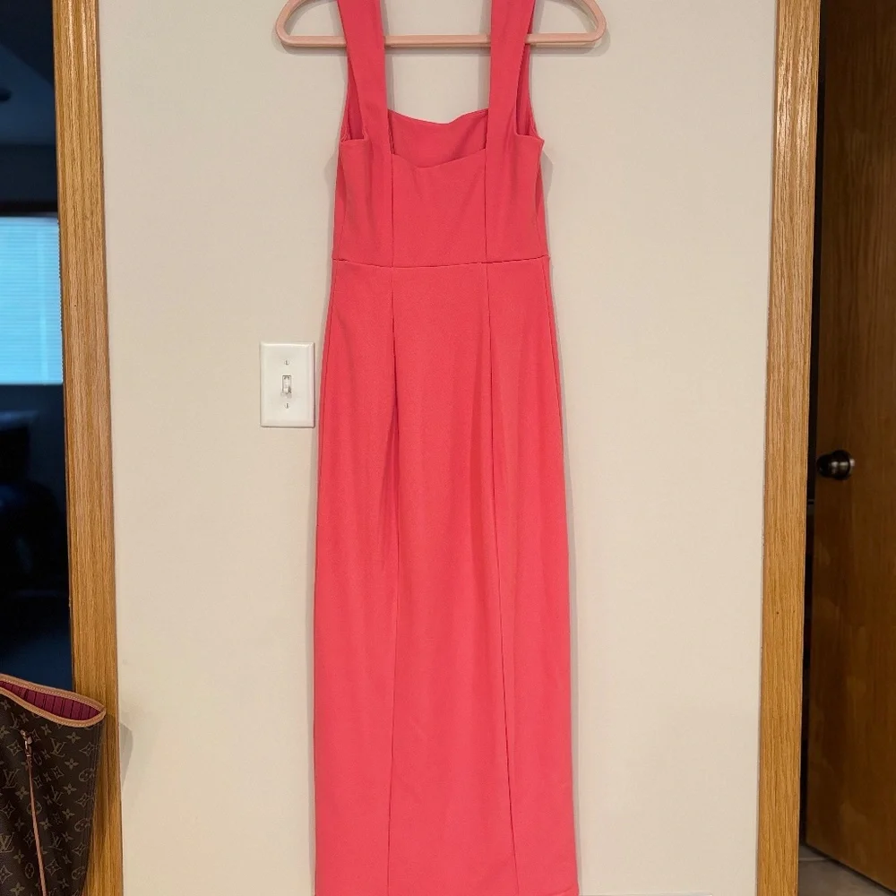 Show Me Your Mumu Eden Midi Dress - Flamingo Pink - XS - Picture 3 of 6